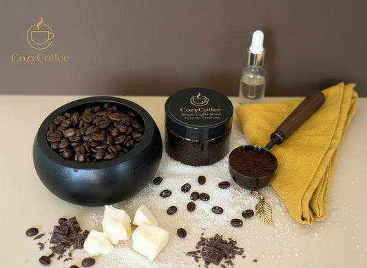 CozyCoffee Sugar Coffee Scrub – All Natural • Handmade