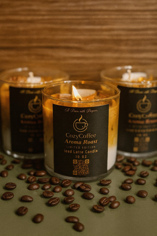 CozyCoffee Aroma Roast Iced Latte candle