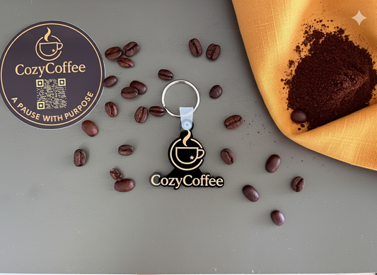 CozyCoffee Memento Keychain