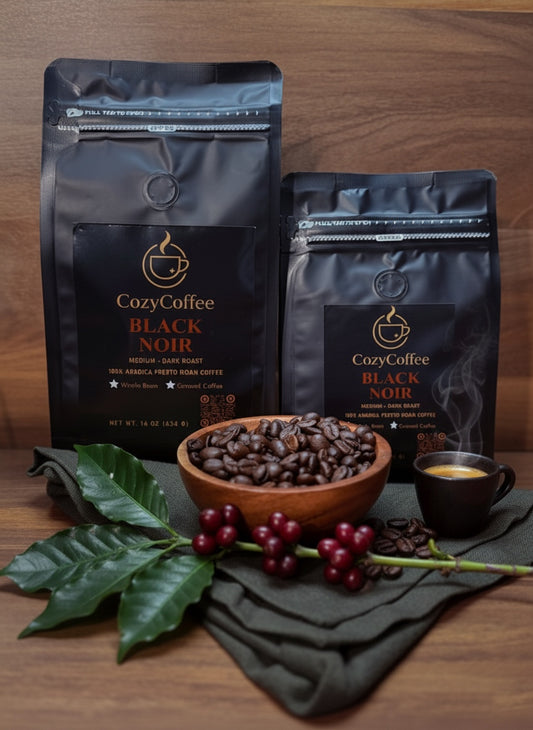 CozyCoffee Black Noir Medium Dark Roast
