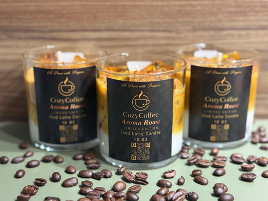 CozyCoffee Aroma Roast Iced Latte candle